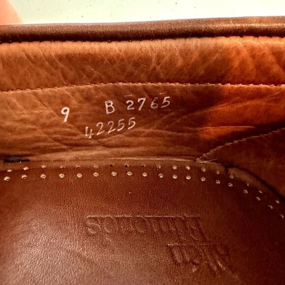 Allen Edmonds Nashua Loafer Mens Size 9  Brown Leather Rubber Sole Tassel main image 15